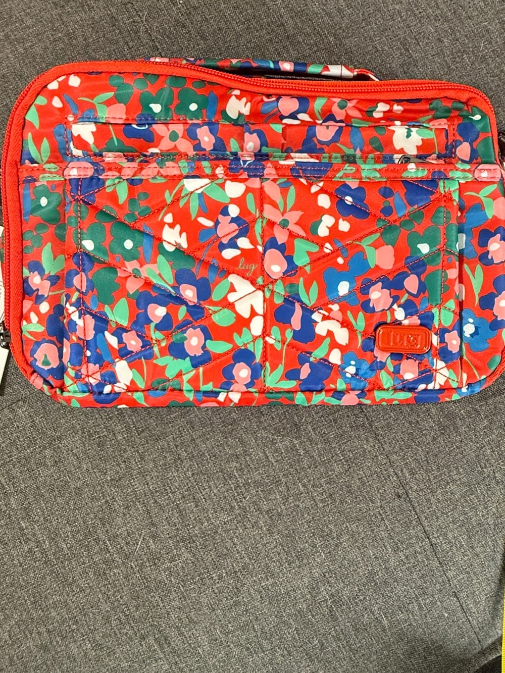 Lug Scoop 2 Crossbody Bag in Wild Flower Poppy Red - Picture 12 of 12